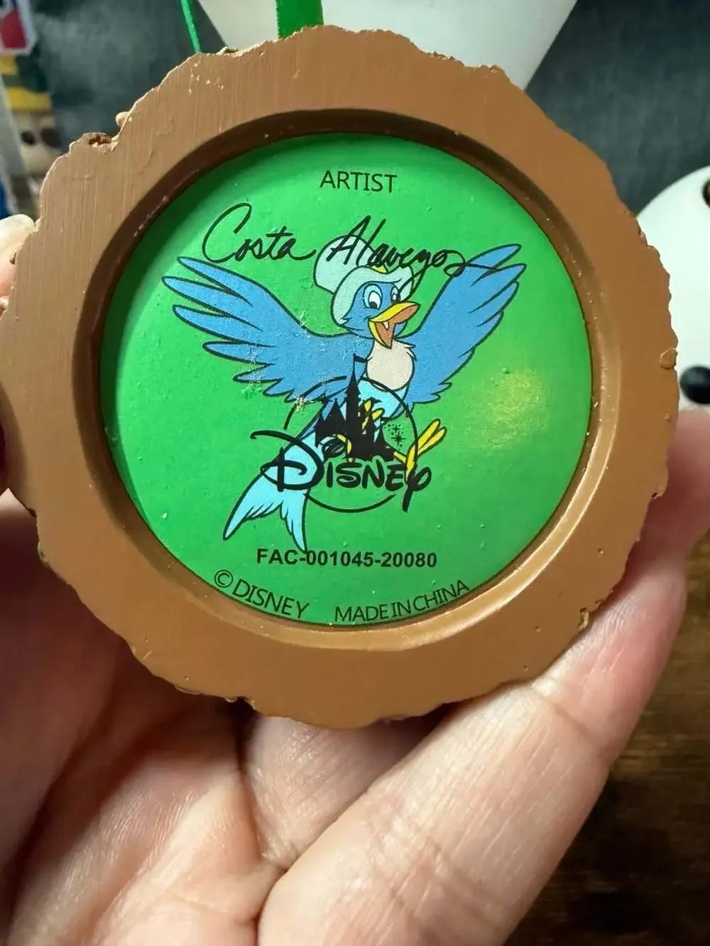 Disney Parks Splash Mountain Artist Series Ear Hat Christmas Ornament